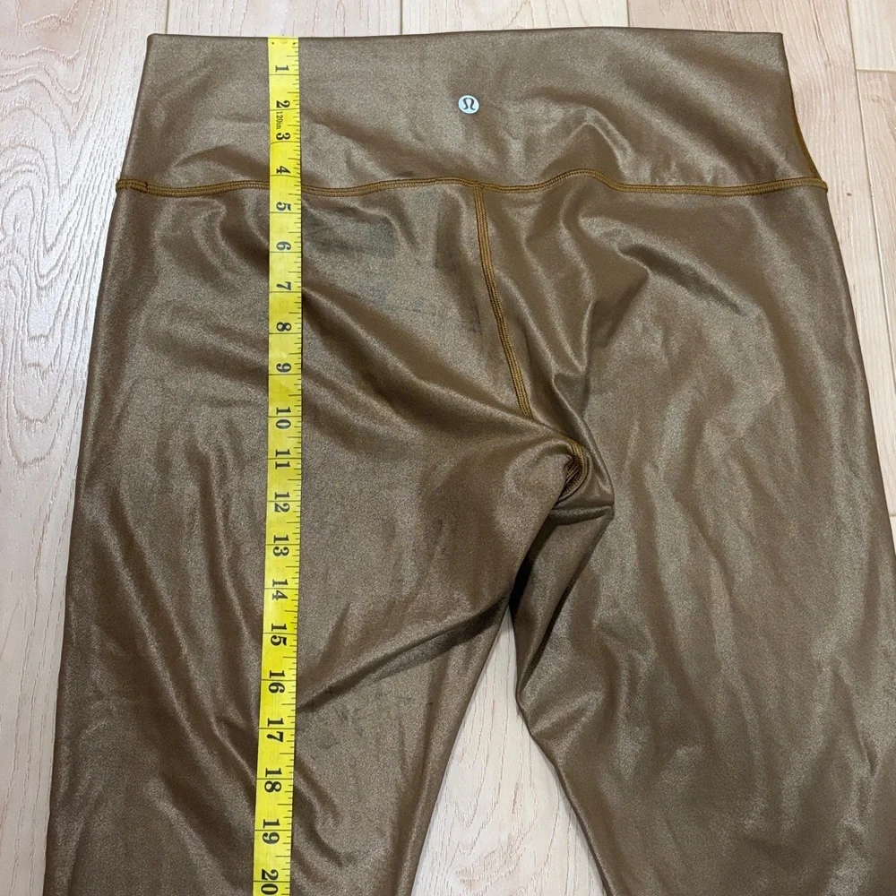 FLAW, see note - Lululemon Wunder Under High-Rise Tight *Foil, sz 14 - Picture 13 of 14